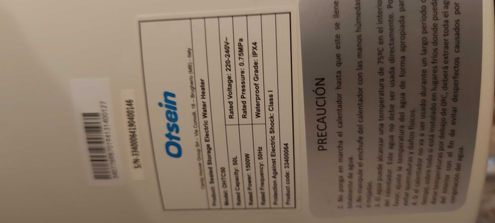 Cilindro eletrico(50l)