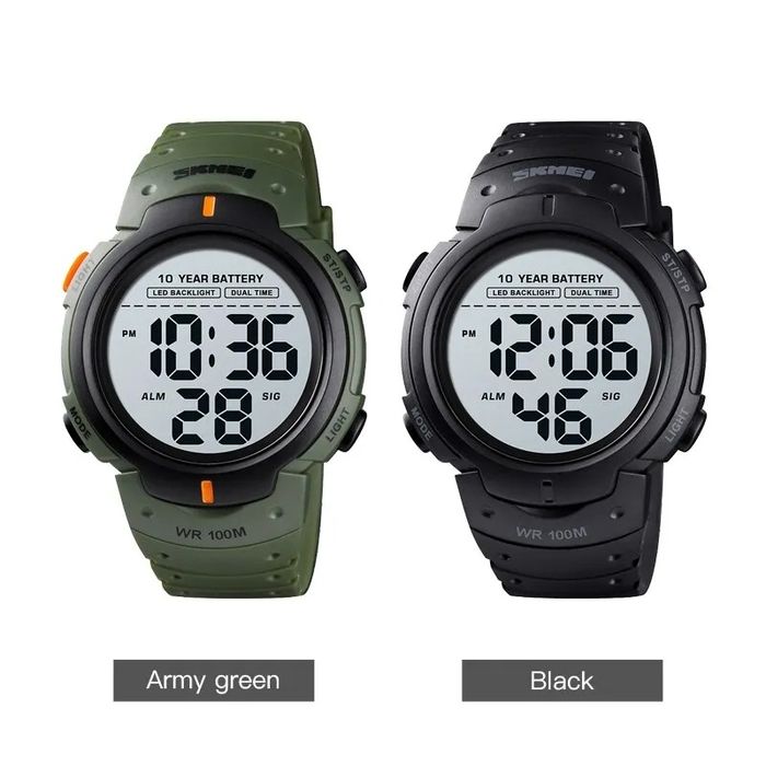 Водонепроницаемые часы SKMEI 1560, тактичний водонепроникний годинник