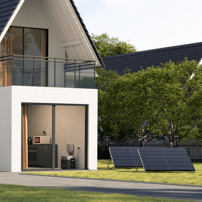 EcoFlow DELTA 2 Max 2048Wh + Painel Solar EcoFlow 160W