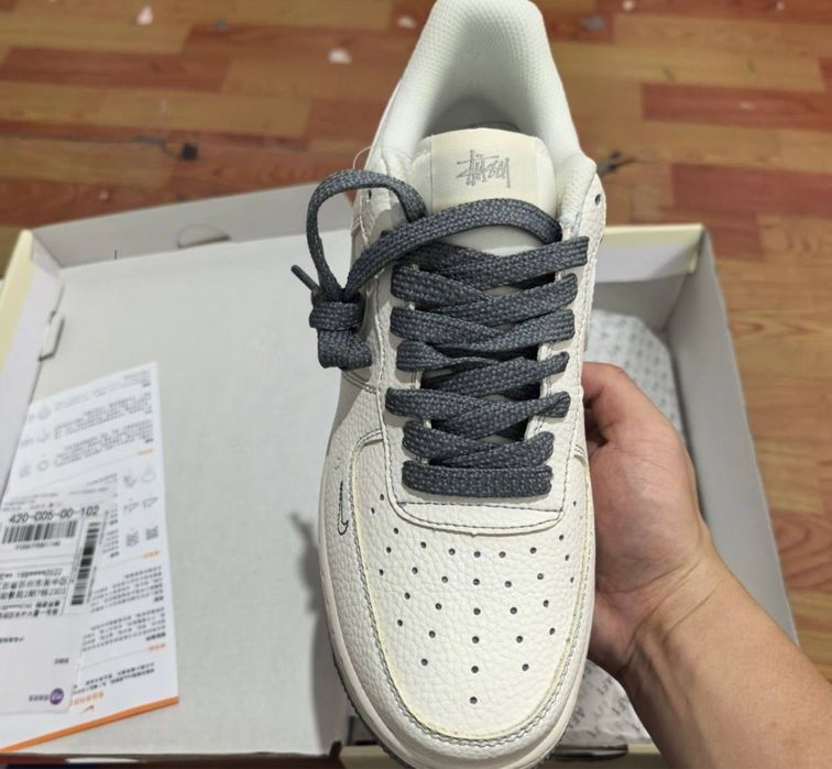 Кросівки Nike Air Force x Stussy, найк аір форс х стусі