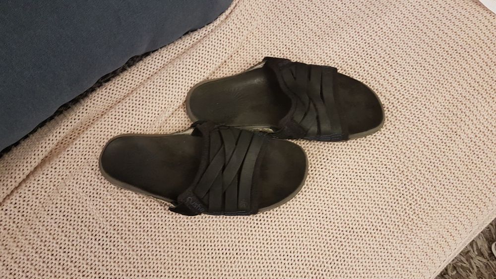 Klapki męskie, skórzane Manuka Strap