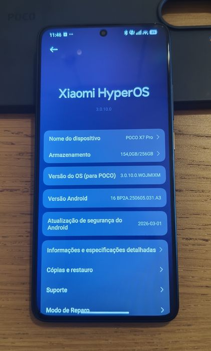 Poco X7 Pro 12GB/256GB Amarelo (Excelente Estado)
