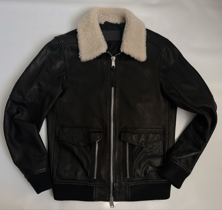 Шкіряна куртка All saints (Zegna, Tom Ford)