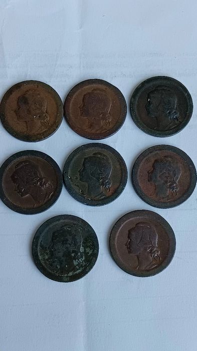 Eight 5-cent Coins