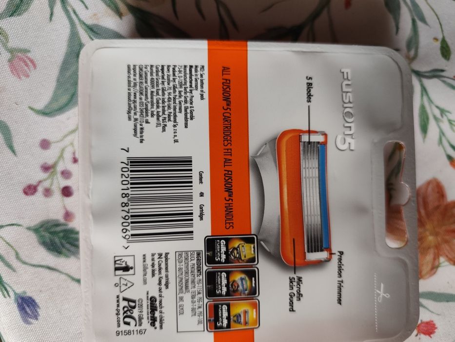 Gillette fusion 5