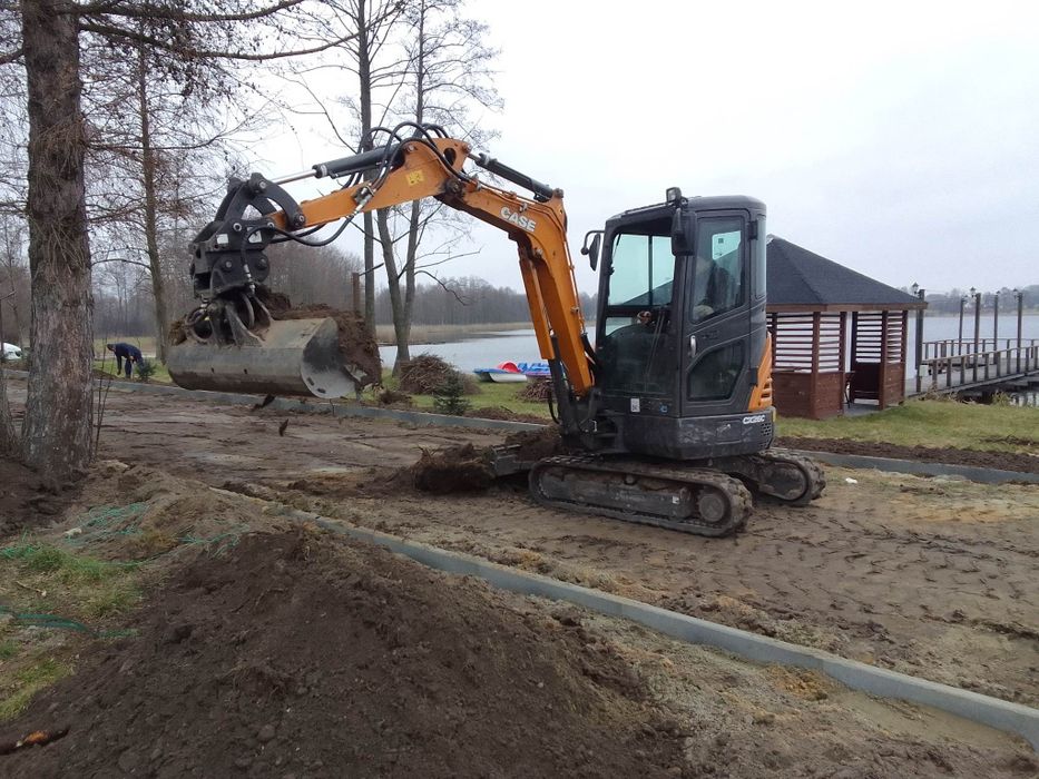 Usługi Mini koparką gąsienicową