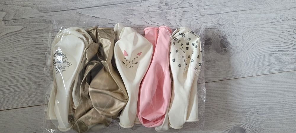 Zestaw balonów urodzinowych, dekoracja przyjecia 21 sztuk