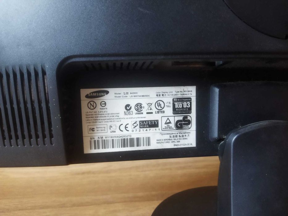 Monitor Samsung 19 Polegadas