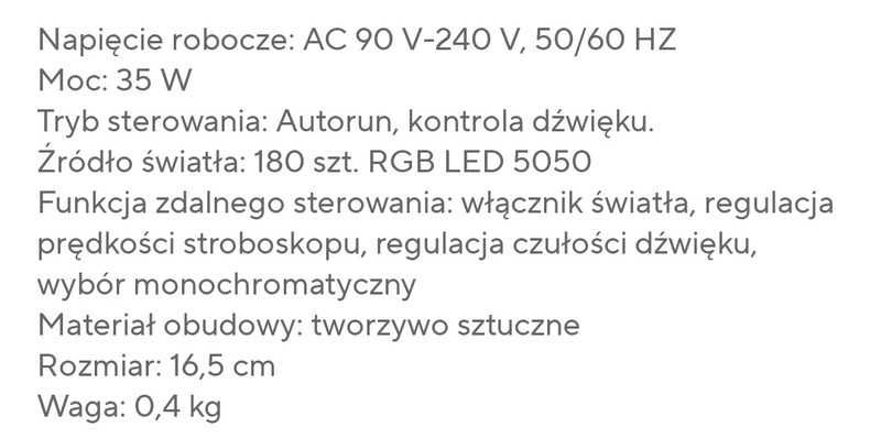 Stroboskop Kolor 35W