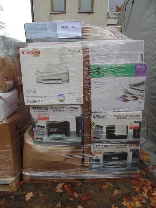 Paleta mix DRUKARKI i Urządzenia wielofunkcyjne , niszczarki. Kat ABC