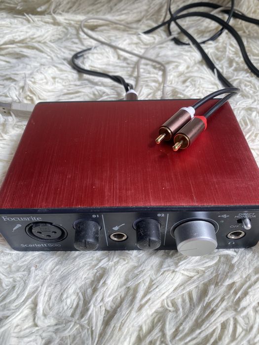 Focusrite Scarlett Solo 2th Gen USB аудіоінтерфейс