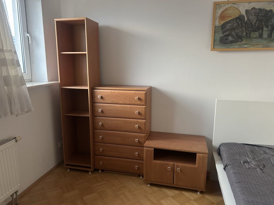 Komplet mebli drewnianych