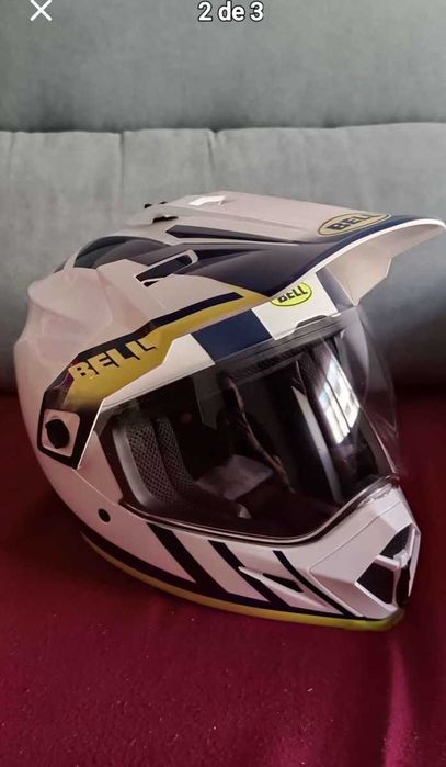 Capacete Bell como novo mx-9