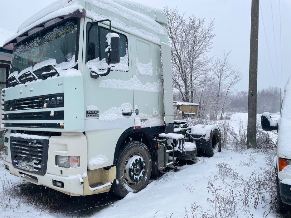 Даф хф 95 вс прицепом хорошем состоянии