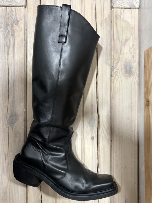 Alohas Carlem Boots czarne skórzane kozaki kowbojki skóra naturalna 41