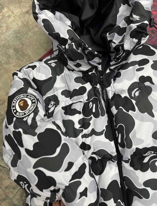 Пуховик Bape / Canada Goose