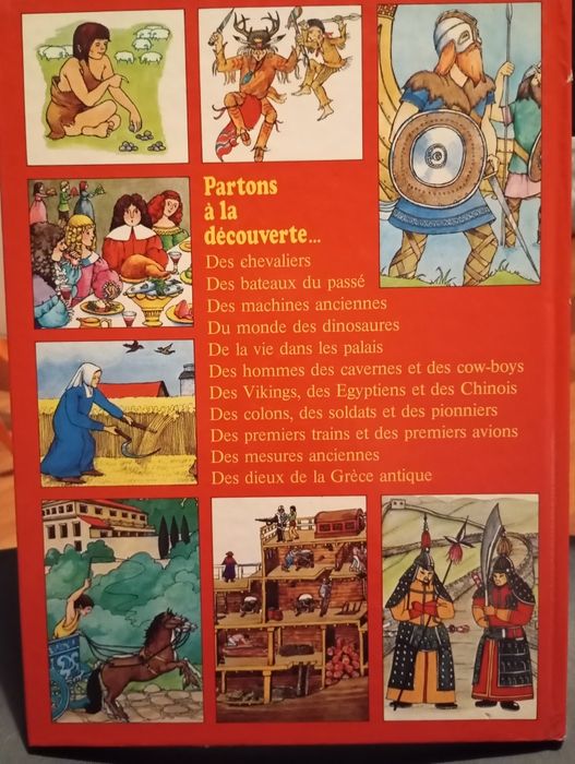 Livro " Partons à la découverte du passé"