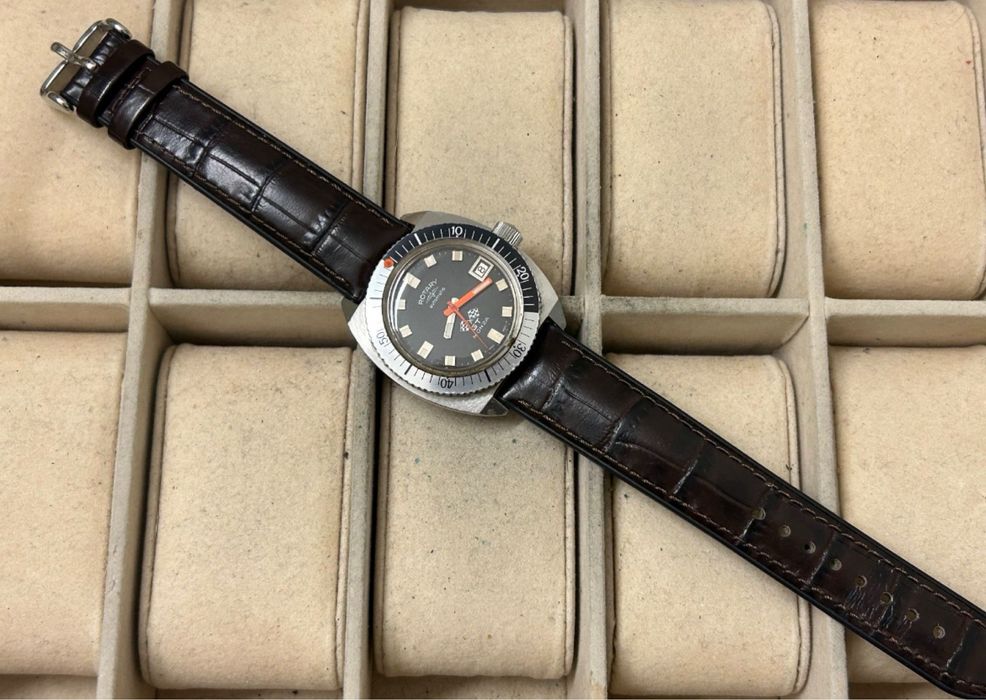 Relogio pulso ROTARY GT Monza automatico 1970 antigo