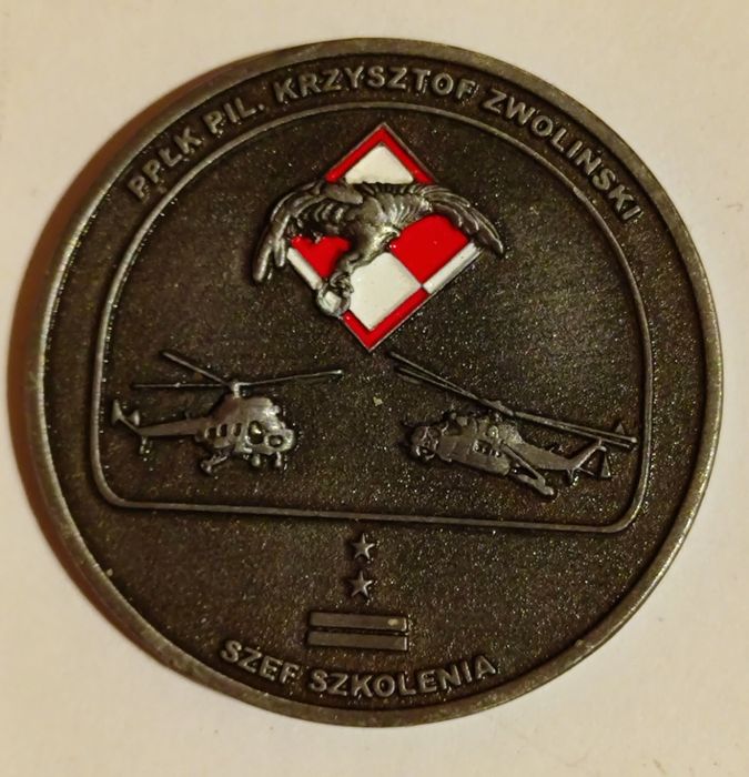 Medale coiny ONZ i Brygada Lotnictwa Inowrocław