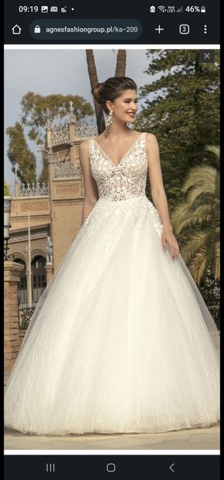 Suknia slubna agnes ivory