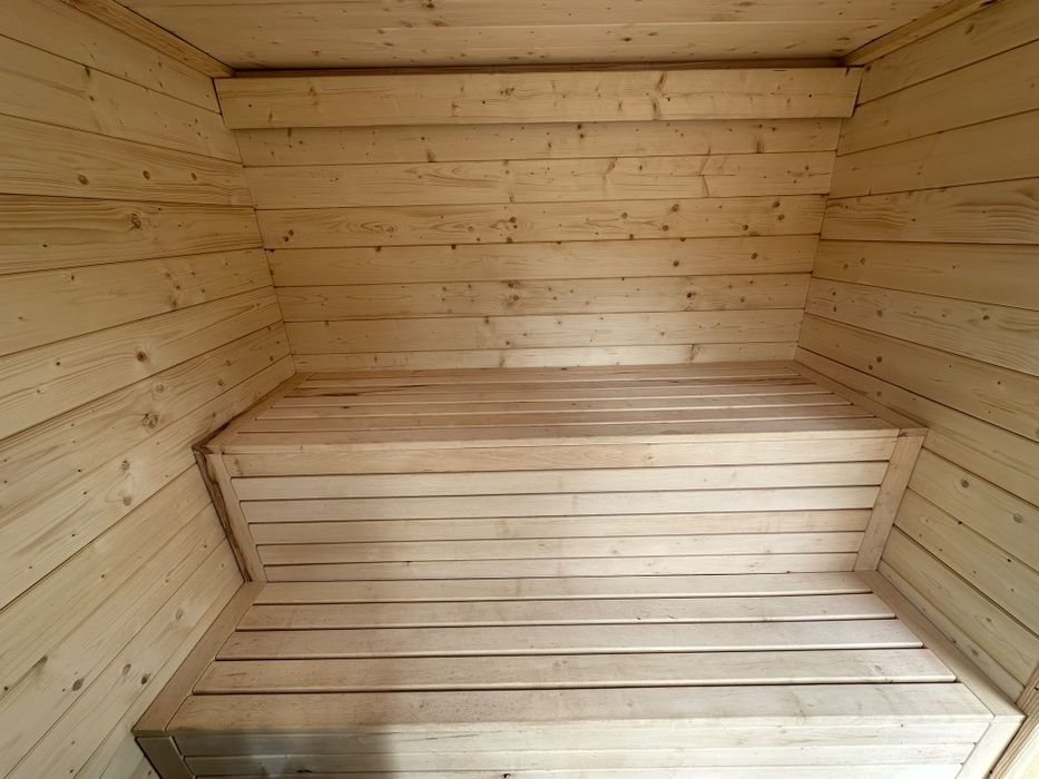 Sauna ogrodowa z przedsionkiem kompletna