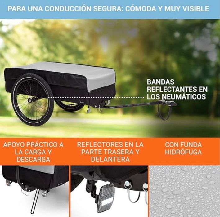 Reboque  de carga para bicicleta