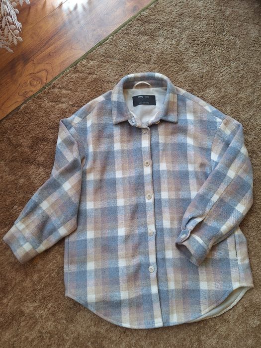 Kurtka koszulowa w kratkę