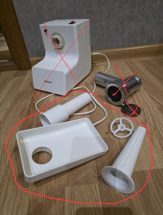 Продам комплектуючі до м'ясорубки  Zelmer