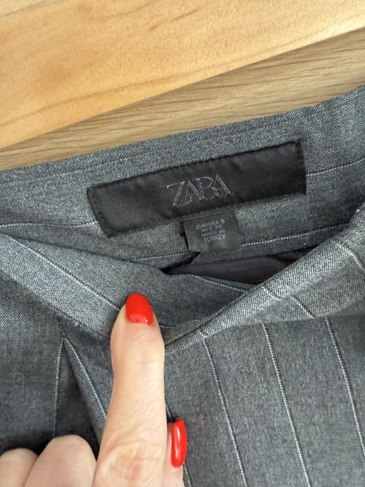 Spodnie w paski  zara pumpy cargo