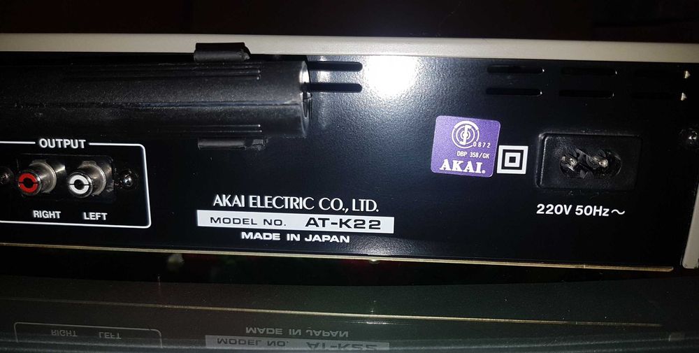 Стереофонический FM/AM тюнер Akai AT-K 22 Stereo  made in Japan