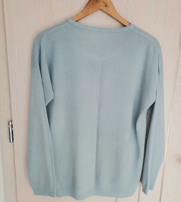 Sweterek wiosenny rozmiar M niebieski