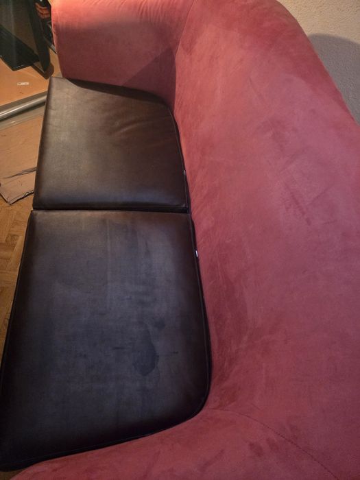 Sofá 2 lugares bicolor