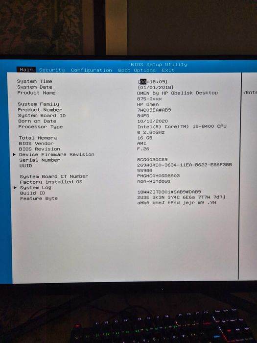Computador HP Omen Obelisk Desktop i5-8400 GTX 1650 16GB RAM 1TB HDD