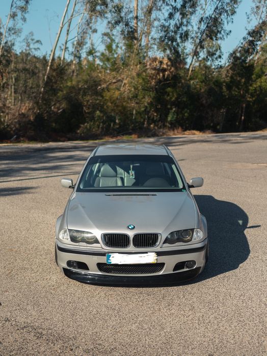 Lip BMW e46 preto piano
