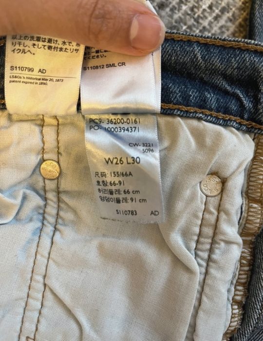 Jeansy Levi’s 501