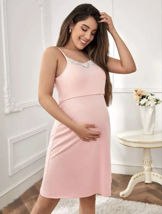 Сорочка та халат для вагітних і годуючих розмір М