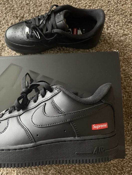 Nike Air Force 1 Low Supreme Czarny  43