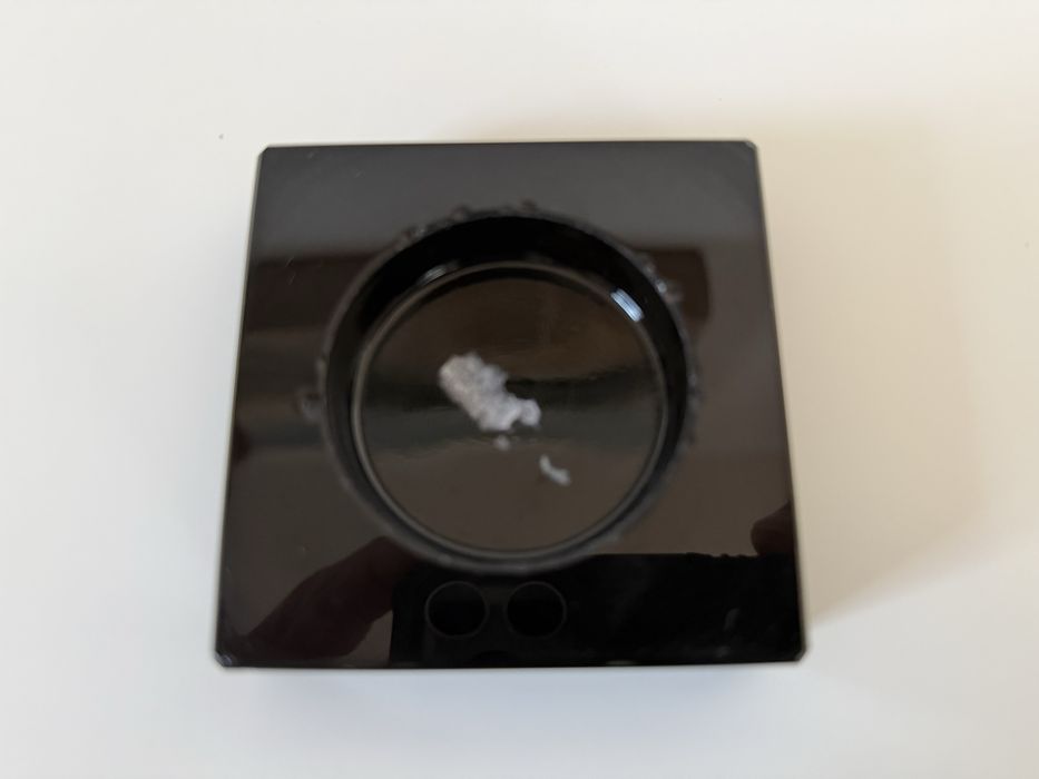 Kałamarz ze szkła fasetowanego w stylu art deco z lat 30-tych XX w.