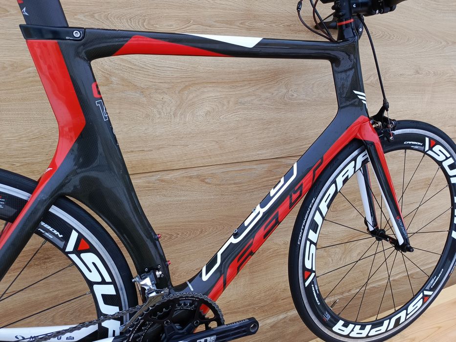 Rower czasowy Felt B14 carbon Ultegra Rotor koła Supra RC58 61cm tt!