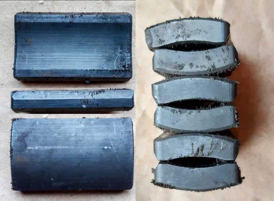 Магнит магниты ферритовый керамический сегментный циллиндр МОЩНЫЙ