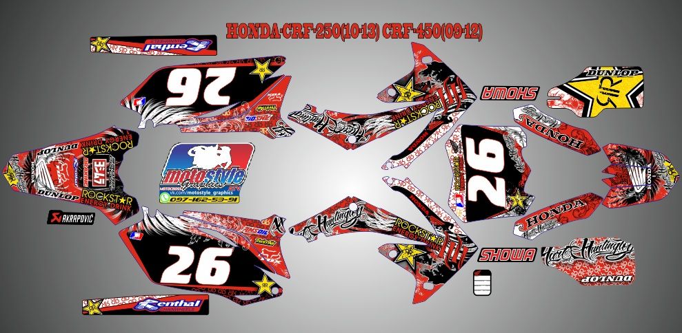 Наклейки(Графика) Honda CRF L CR XR CRM XL XLV Transalp Dominator Afri