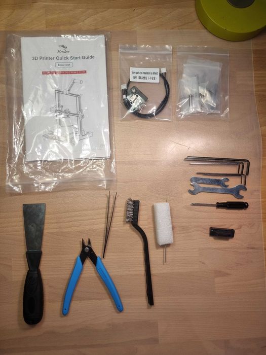 Creality Ender 3 S1 3D Printer + Mods and Bundle of Various Accessories64284355276290122