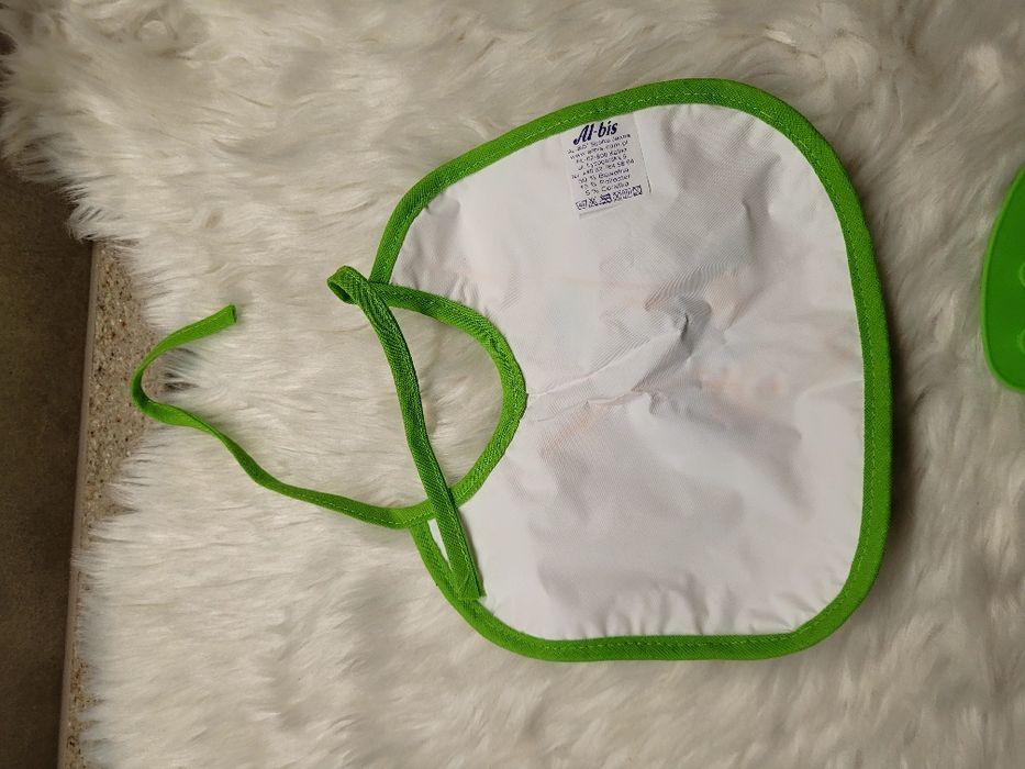 Sliniak nowy materiałowy i silikonowy 2 szt.