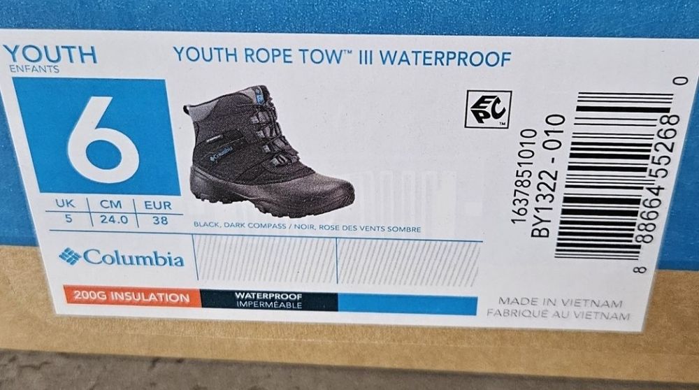 Зимние ботинки Columbia