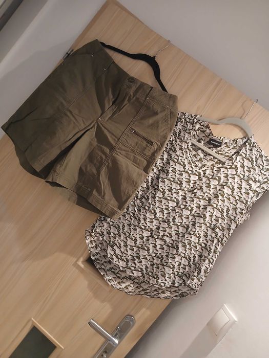 komplet szorty Eddie Bauer L/XL i bluzka Tajfun L