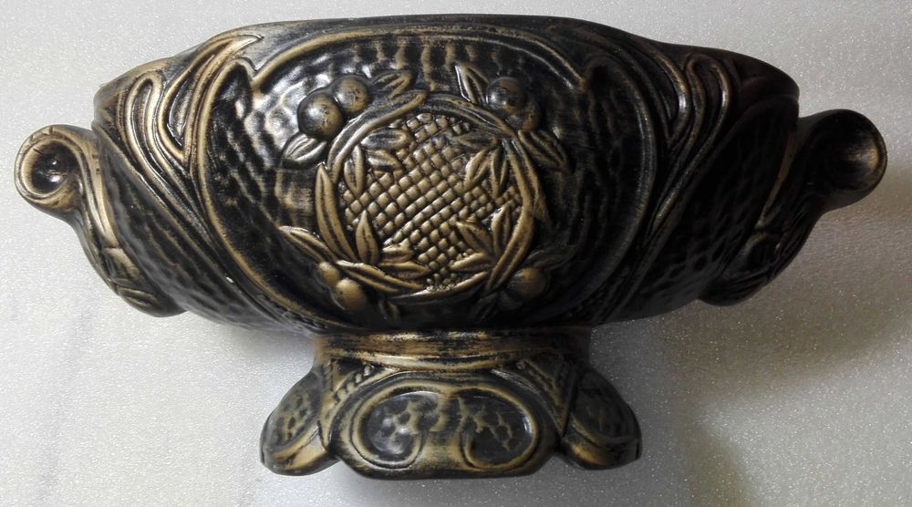Vaso oval decorativo