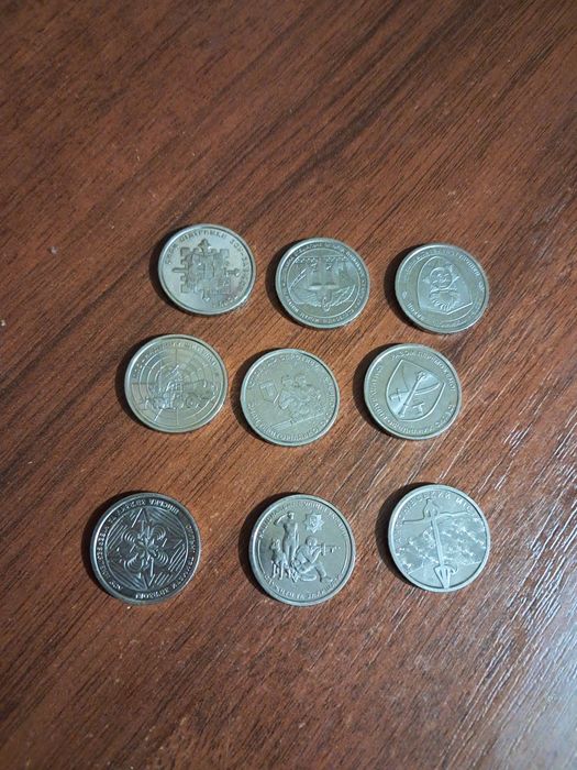 Памятні монети 10 гривень