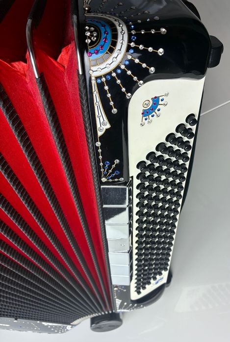 Akordeon włoski Polverini 120/5/5 Casotto - Piękny!