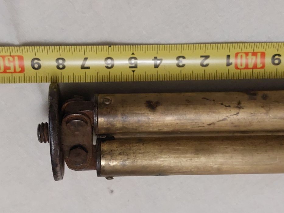 Тренога (штатив) немецкая антикварная. Латунь.