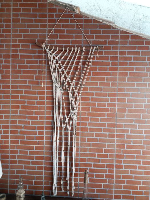 Macramé de parede rústico, estilo Boho Chic